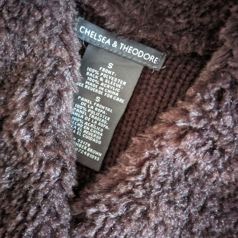 Cardigan Faux Suede, Purple - image 6